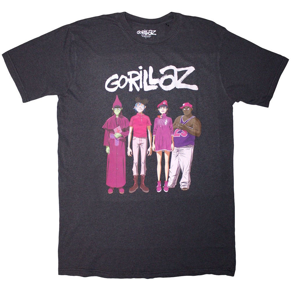 GORILLAZ ゴリラズ - Cracker Island Standing Group / Eco / ミネラルウォッシュ / Tシャツ / メンズ - PGS